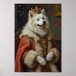 Koninklijk Samoyed-portret Poster