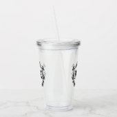  koninklijk schild gepersonaliseerde naam monogram acryl drinkbeker (Links)