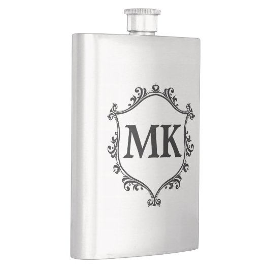  koninklijk schild gepersonaliseerde naam monogram flacon (Rechts)