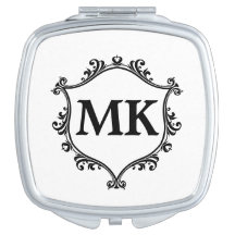 koninklijk schild gepersonaliseerde naam monogram