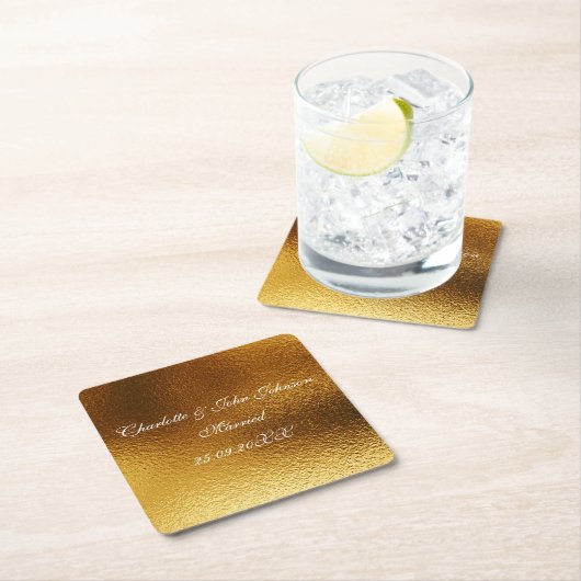 Koninklijk speciaal klein goud bespaart de Onderze Kartonnen Onderzetters (Insitu)