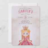 Koninklijk Sprookje Eerste Verjaardag Kaart (Achterkant)