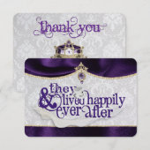 Koninklijk sprookje Hartelijk dank Bedankkaart (Voorkant / Achterkant)