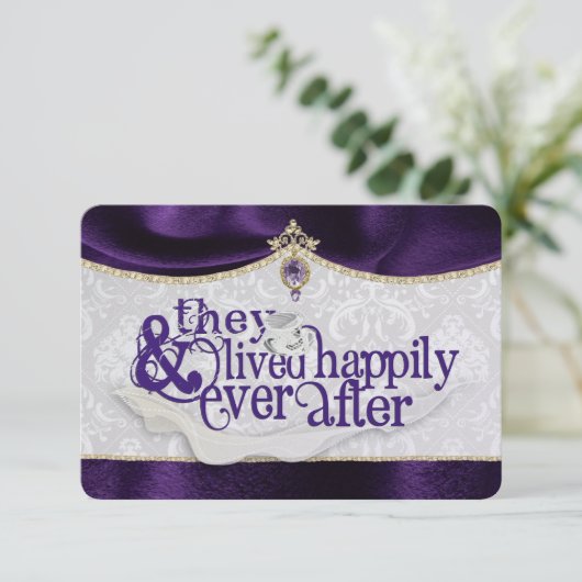 Koninklijk sprookje Hartelijk dank Bedankkaart (Staand voorkant)