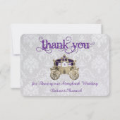 Koninklijk sprookje Hartelijk dank Bedankkaart (Achterkant)