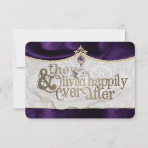 Koninklijk sprookje Hartelijk dank Bedankkaart