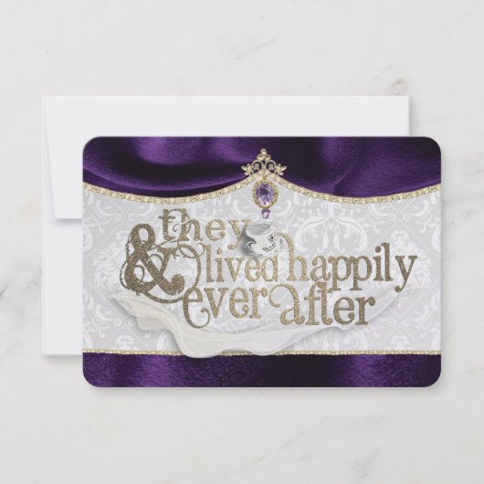 Koninklijk sprookje Hartelijk dank Bedankkaart (Voorkant)