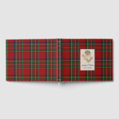 Koninklijk Stewart Plaid Distel Trouwgastenboek Gastenboek (Volledig)