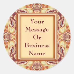 koninklijk tapijt ronde sticker