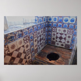 Koninklijk Toilet, Kasteel Rosenborg, Kopenhagen D Poster