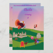 Koninklijk Turkije viert verjaardag in het koninkr Kaart (Voorkant / Achterkant)