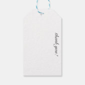 Koninklijk Verenkleed - Luxe Pauwveerpatroon Cadeaulabel (Achterkant)