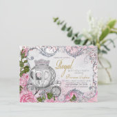 Koninklijk Verjaardagsfeest Prinses Kaart (Staand voorkant)