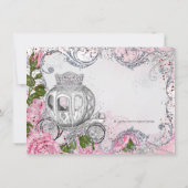 Koninklijk Verjaardagsfeest Prinses Kaart (Achterkant)