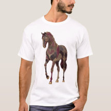 Koninklijk versierd Arabisch paard