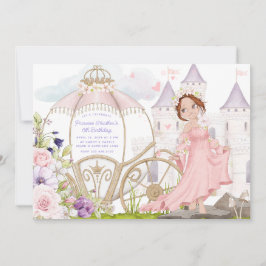 Koninklijk Vervoer | Birthday, prinses Red-Haire Kaart