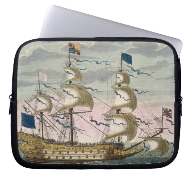 Koninklijk (vlaggenschip) van de Engelse vloot, di Laptop Sleeve (Voorkant)