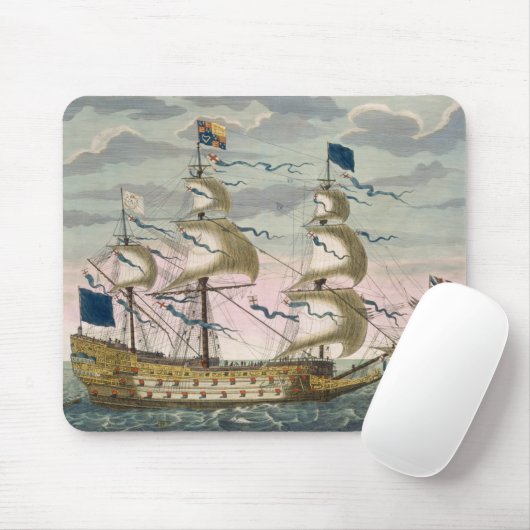 Koninklijk (vlaggenschip) van de Engelse vloot, di Muismat (Met muis)