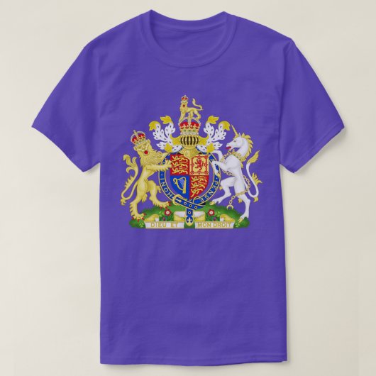 Koninklijk Wapen van het Verenigd Koninkrijk Tudor T-shirt (Design voorkant)