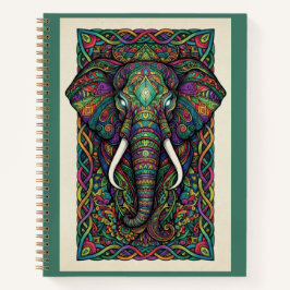 Koninklijk Zenit Olifant Zentangle Kunstjournaal Notitieboek