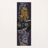Koninklijk Zilver & Goud Gryphons Yogamat (Voorkant)