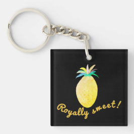 Koninklijk Zoete Kleurrijke Zomerfruit Sleutelhanger