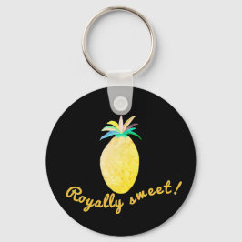 Koninklijk Zoete Kleurrijke Zomerfruit Sleutelhanger