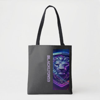 Koninklijk zwart Lyon 53 T-shirt Tote Bag