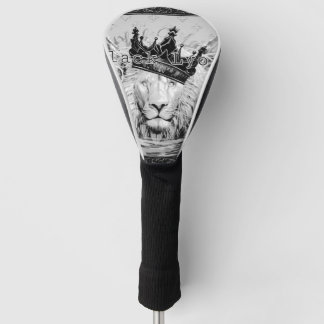 Koninklijk zwart Lyon Golfheadcover