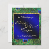 koninklijke aankondiging van het koninklijke blauw (Achterkant)