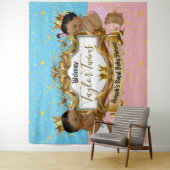 Koninklijke Afrikaanse Prins & Prinses Blauw | Roz Wandkleed (In situ)