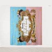 Koninklijke Afrikaanse Prins & Prinses Blauw | Roz Wandkleed (Voorkant)