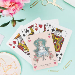  Koninklijke Alice in Wonderland Heart Pokerkaarten