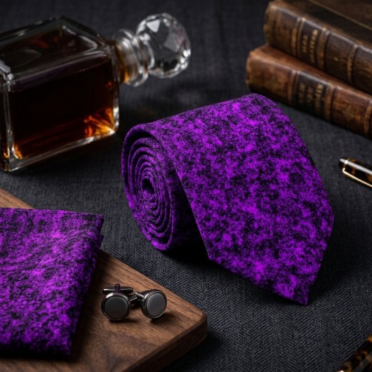 Koninklijke Amethyst Spikkel  Stropdas