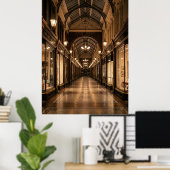 Koninklijke Arcade Antieke Interieur Hal Poster (Thuiskantoor)