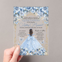 Koninklijke Baby Blauwe Gouden Kroon Quinceañera