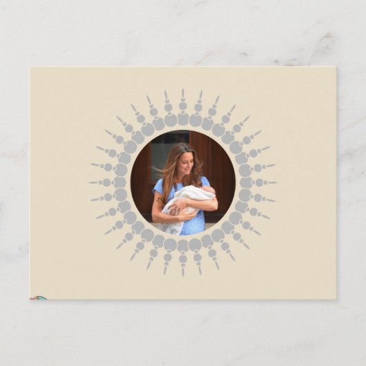 Koninklijke Baby Briefkaart (Voorkant)