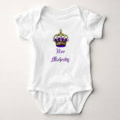 Koninklijke Baby kroonprins of prinses Creeper Romper (Voorkant)