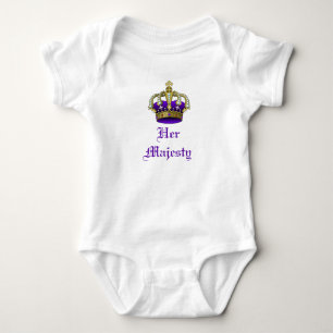 Koninklijke Baby kroonprins of prinses Creeper Romper