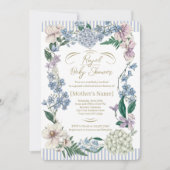 Koninklijke Baby Shower Kaart (Voorkant)