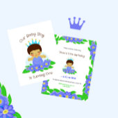 Koninklijke babyjongen kaart