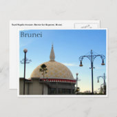 koninklijke bandar regalia briefkaart (Voorkant / Achterkant)