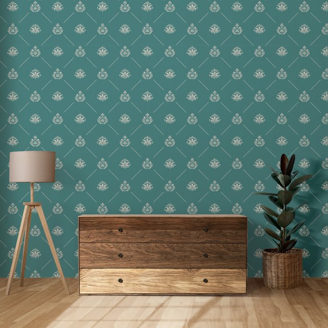 Koninklijke Barokstijl Damast Naadloze Luxe Behang (Creator heeft geüpload)