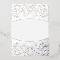 Koninklijke Batik Bloemen Bruiloft Uitnodiging Sto