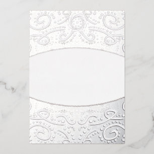 Koninklijke Batik Bloemen Bruiloft Uitnodiging Sto