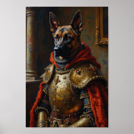 Koninklijke Belgische Mechelse Portret Poster (Voorkant)