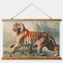 Koninklijke Bengaalse Tijger Hangend Wandkleed