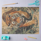 Koninklijke Bengaalse Tijger Wandelen Tissuepapier (Craft)