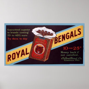 Koninklijke Bengalen Poster