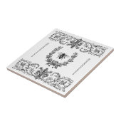  koninklijke bijen met een grote kans tegeltje (Zijkant)